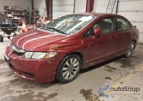 2009 Honda Civic Ex-L from USA, damaged, VIN 2HGFA169X9H350488